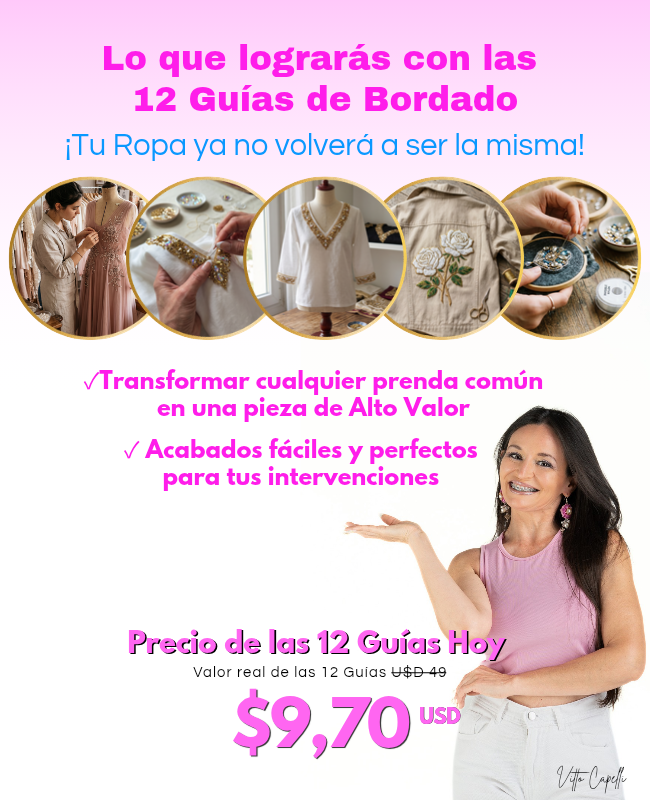 12 Guías de Bordado - Precio